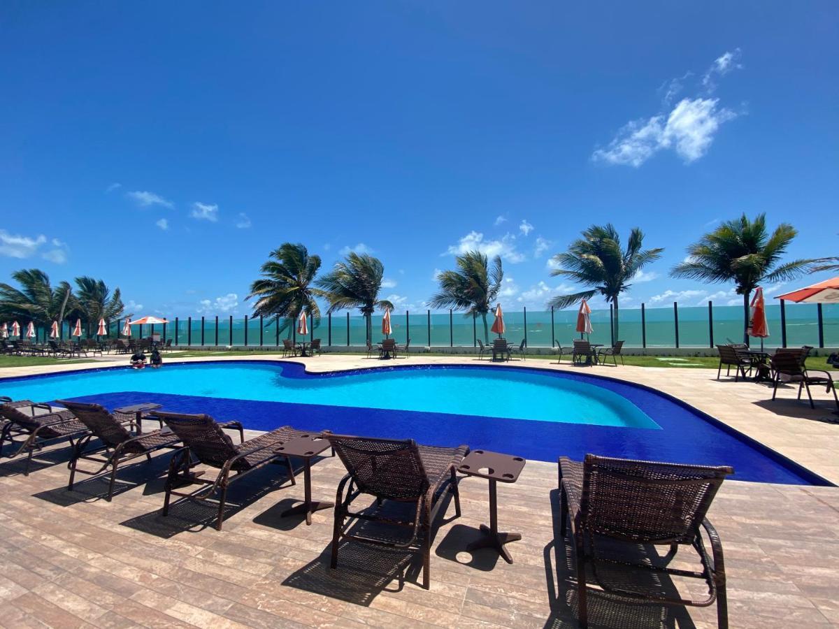 Tabatinga Residence Flat Pe Na Areia I Conde  Dış mekan fotoğraf
